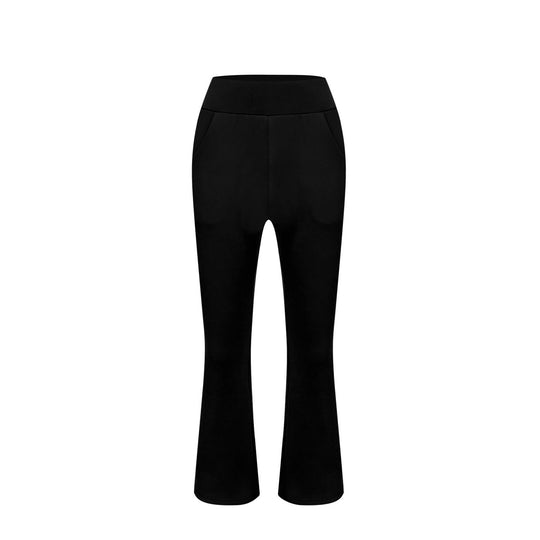 Damen Schlaghose aus Stretch‑Strick mit hohem Bund und Eingrifftaschen Shop Nory