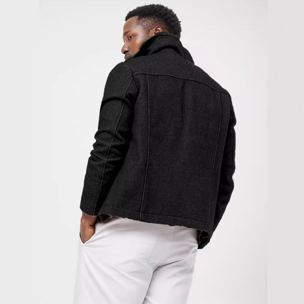 Herren Übergangsjacke im modernen Denim-Stil