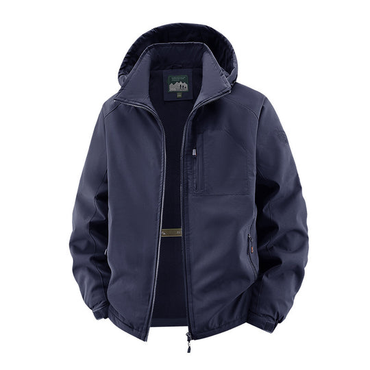 Herren Urbaner Allwetter-Reiseanorak mit Mesh-Futter und verdecktem Reißverschluss Shop Nory