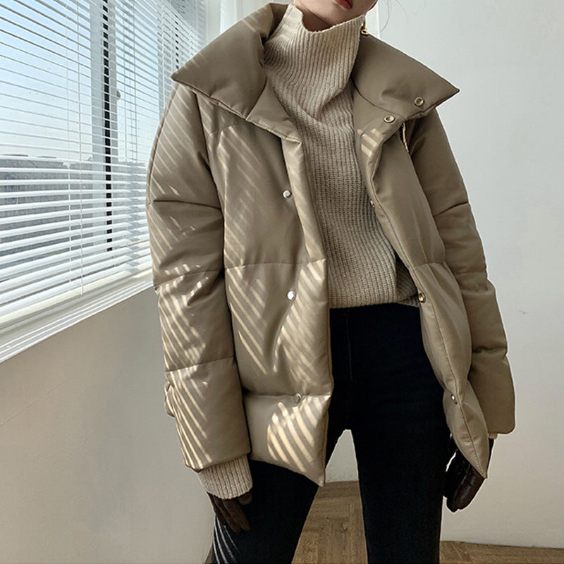Damen Modische Übergangsjacke mit hohem Kragen Shop Nory