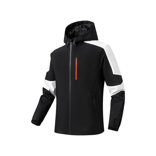 Herren Atmungsaktive Softshell‑Hardshell‑Hybridjacke mit Kapuze und wasserdichten Reißverschlusstaschen Shop Nory