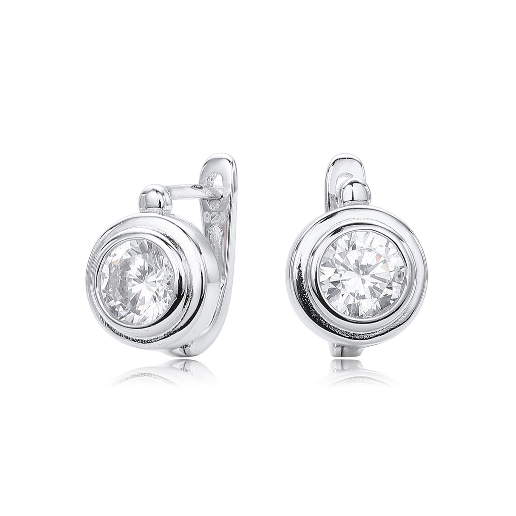 Damen Ohrhänger mit hochwertigem Zirkon und eleganter Goldbeschichtung Shop Nory