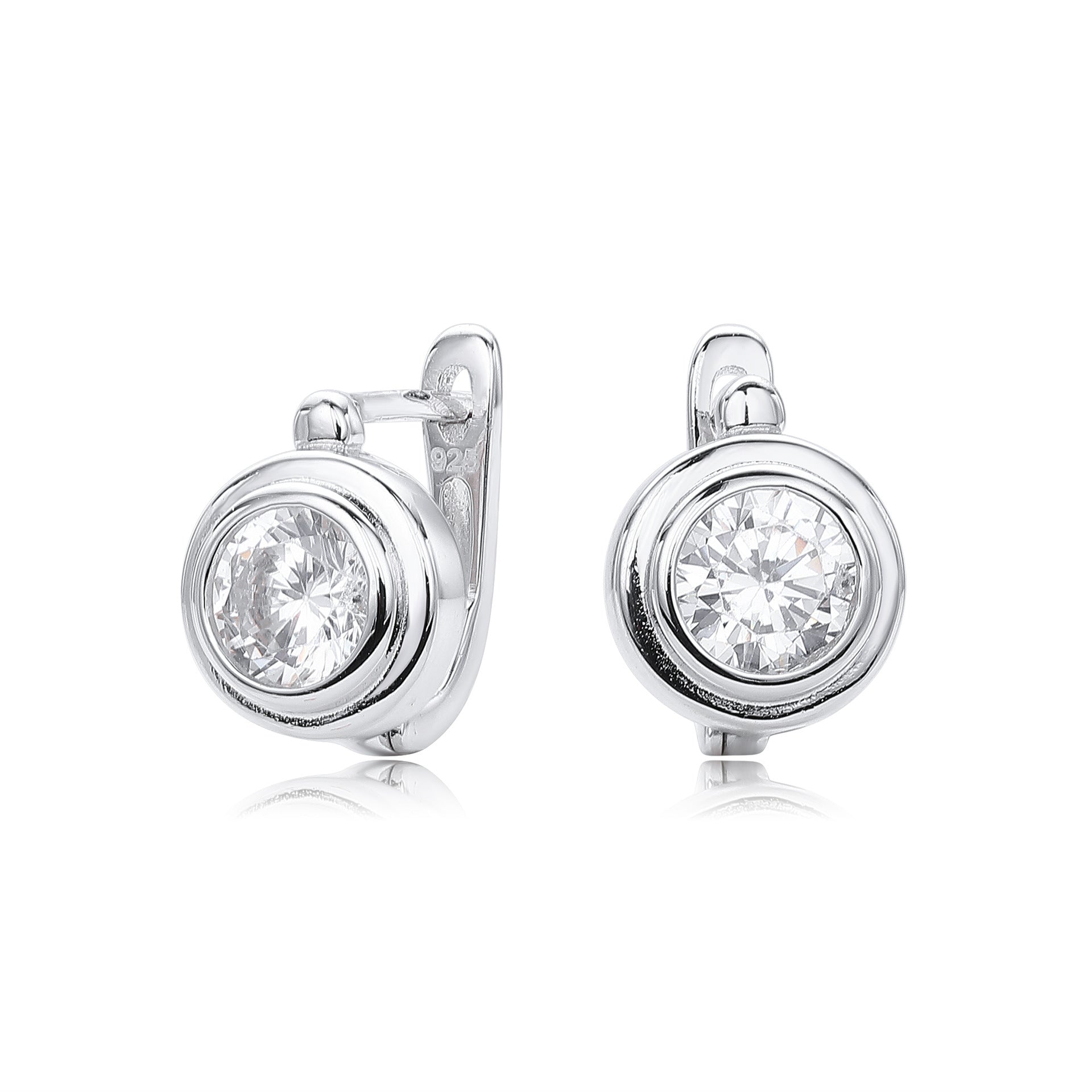 Damen Ohrhänger mit hochwertigem Zirkon und eleganter Goldbeschichtung Shop Nory
