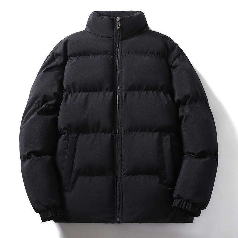 Damen Kurz geschnittene Thermo-Pufferjacke mit Stehkragen und minimalistischer Zipperfront Shop Nory