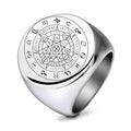 Herren Siegelring mit mystischem Symbol-Design Shop Nory