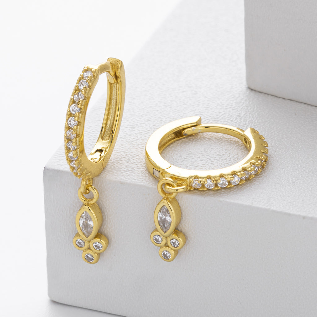 Damen Ohrhänger mit funkelndem Zirkon und luxuriösem Design Shop Nory