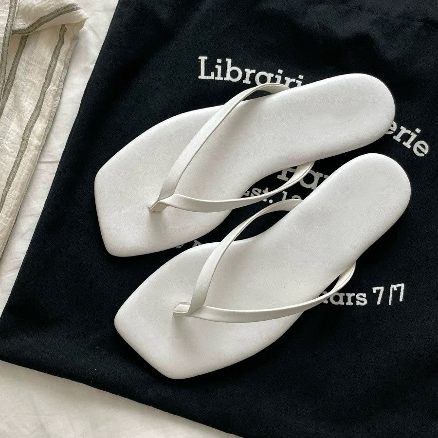 Damen Zehentrenner-Sandalen mit elegantem Riemendesign und ergonomischem Fußbett