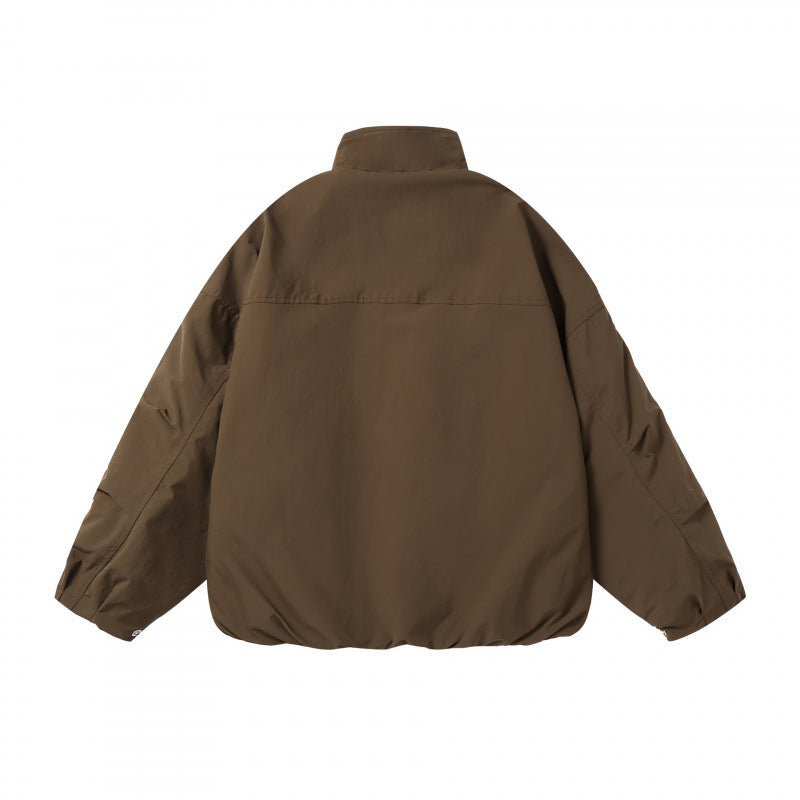 Unisex Leichter technischer Blouson mit Stehkragen, durchgehendem Reißverschluss und Tunnelzugsaum Shop Nory