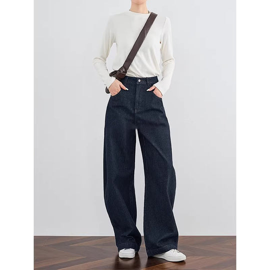 Damen Weit geschnittene Jeanshose Shop Nory