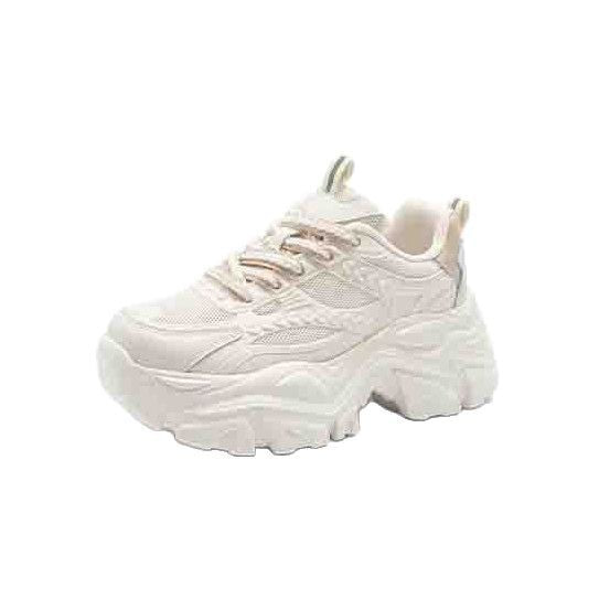 Damen Modische Chunky Sneakers mit atmungsaktiver Mesh-Konstruktion und komfortabler Dämpfung Shopnory