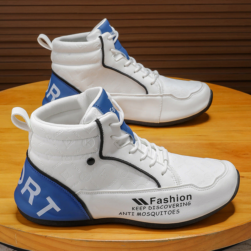 Damen Hohe Sneakers mit rutschfester Sohle und atmungsaktivem Obermaterial