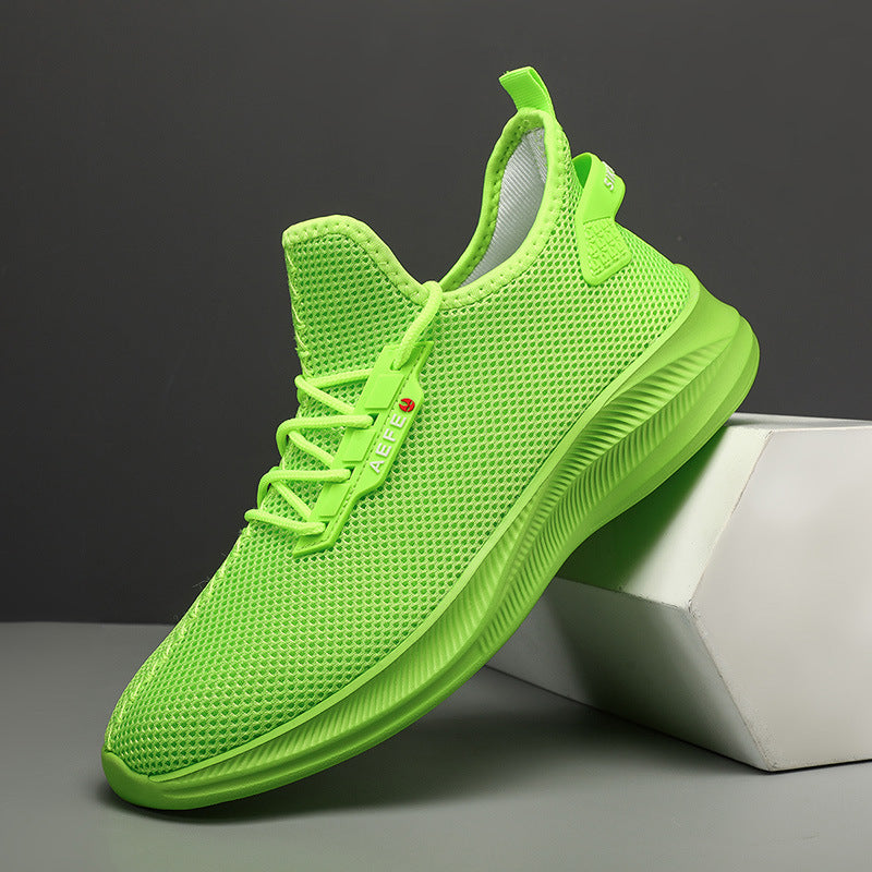 Damen Atmungsaktive Lauf Sneakers mit flexiblem Netzdesign Shopnory