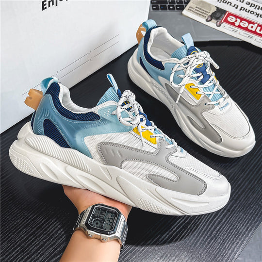 Herren Moderne Chunky-Sneaker mit atmungsaktivem Strickoberteil, gepolsterter Komfortsohle und rutschfester Profil-Laufsohle Shopy Nory