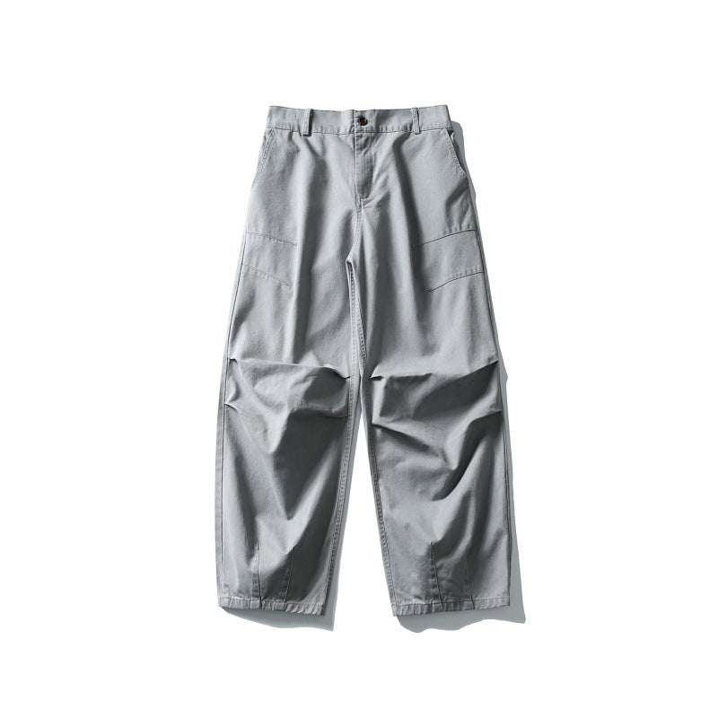 Unisex Weite Utility-Cargo-Hose im Relaxed-Fit mit Knieabnähern und elastischem Saum Shop Nory