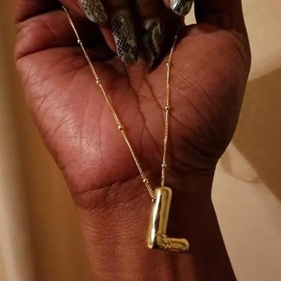 Damen Halskette mit geschwungenem Minimalisten-Anhänger und hochwertiger Gliederkette Shop Nory