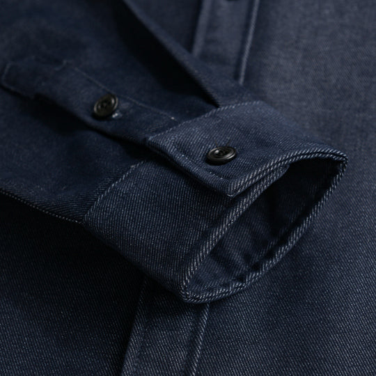 Herren Baumwoll-Denim-Überhemd mit Pattentasche und entspanntem Schnitt Shop Nory