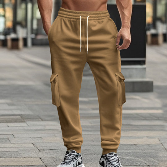 Herren nan Utility-Joggerhose mit seitlichen Klappentaschen, Kordelzugbund und konischer Passform Shop Nory