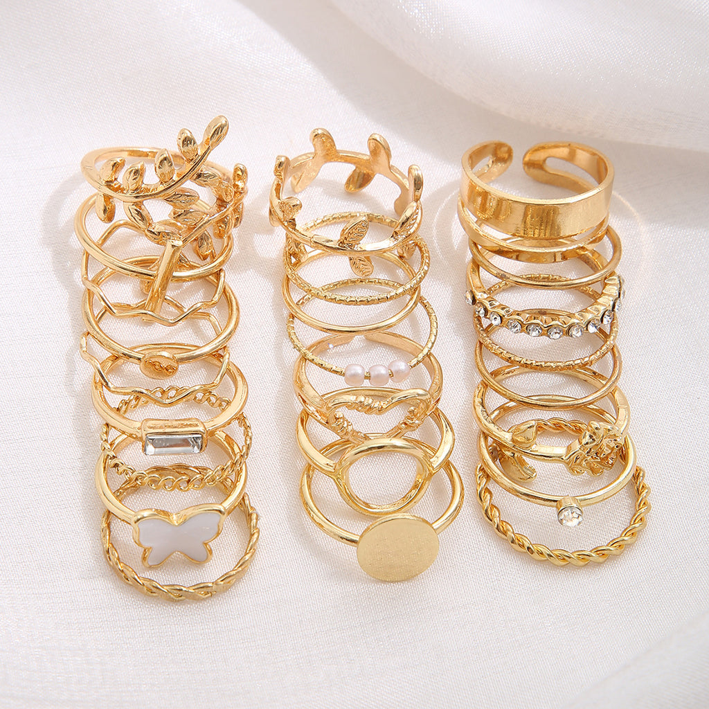 Damen Ring-Set mit elegantem und kreativem Design Shop Nory