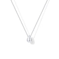 Damen Halskette mit tropfenförmigem Anhänger aus hochwertigem Edelstahl Shop Nory