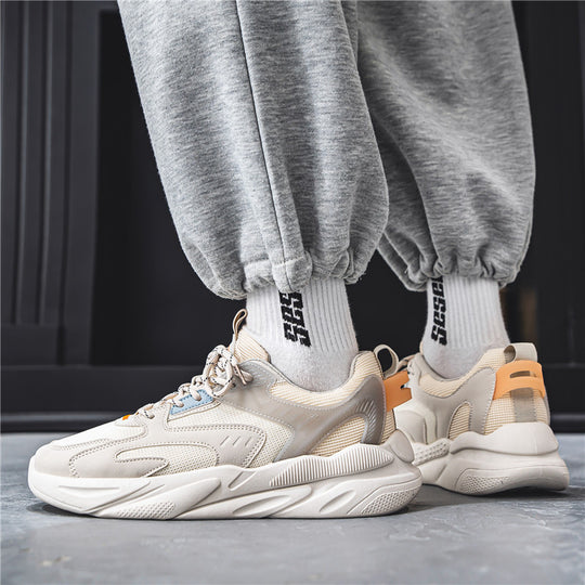Herren Moderne Chunky-Sneaker mit atmungsaktivem Strickoberteil, gepolsterter Komfortsohle und rutschfester Profil-Laufsohle Shopy Nory