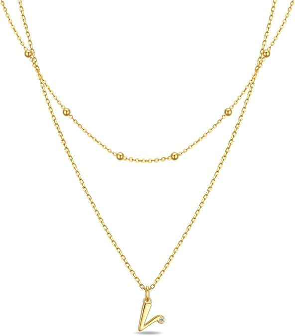 Damen Halskette mit mehrfarbigem Anhänger und filigranem Design Shop Nory