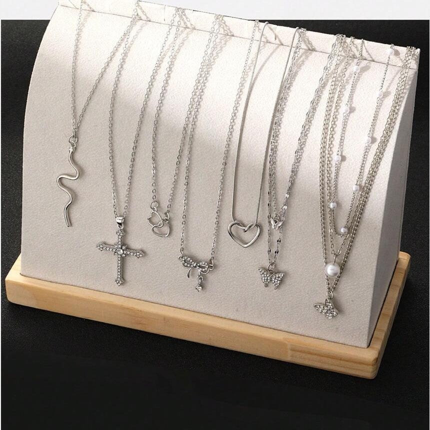 Damen Halsketten Set mit vielfältigen Anhängern Shop Nory