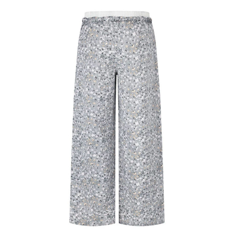 Damen Palazzo‑Glitzerhose mit elastischem Bund und Kordelzug Shop Nory