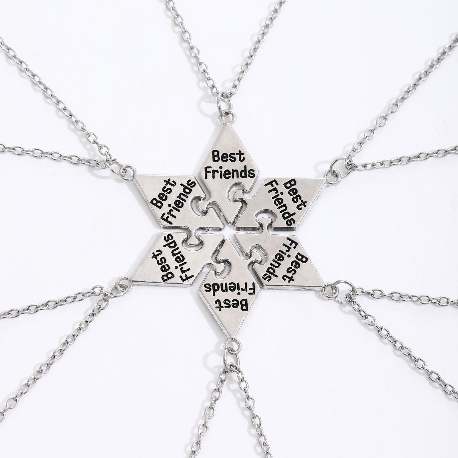 Damen Freundschafts-Halskette im Puzzle-Design Shop Nory