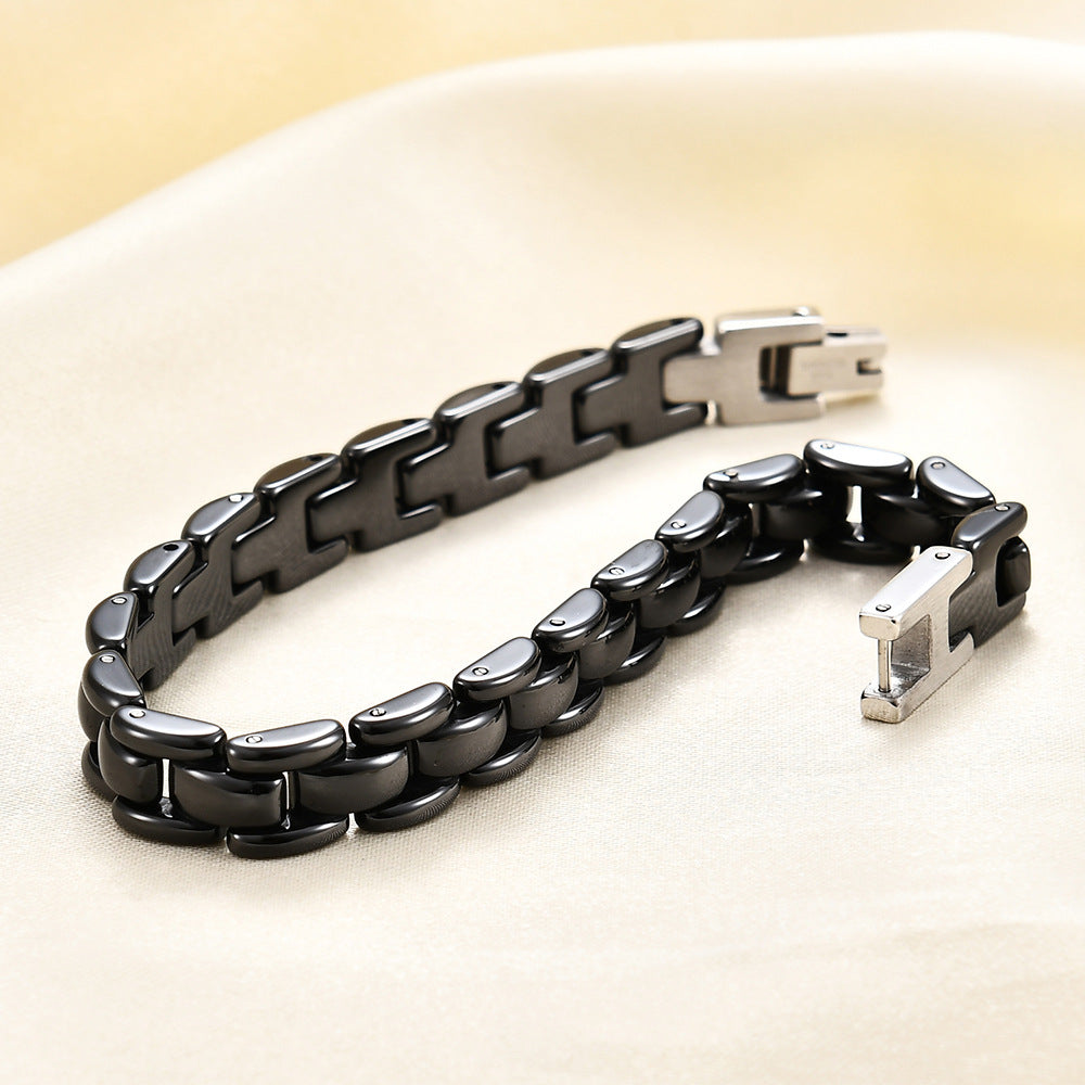 Herren Armband mit hochwertigem Edelstahl und modernem Kettendesign Shop Nory