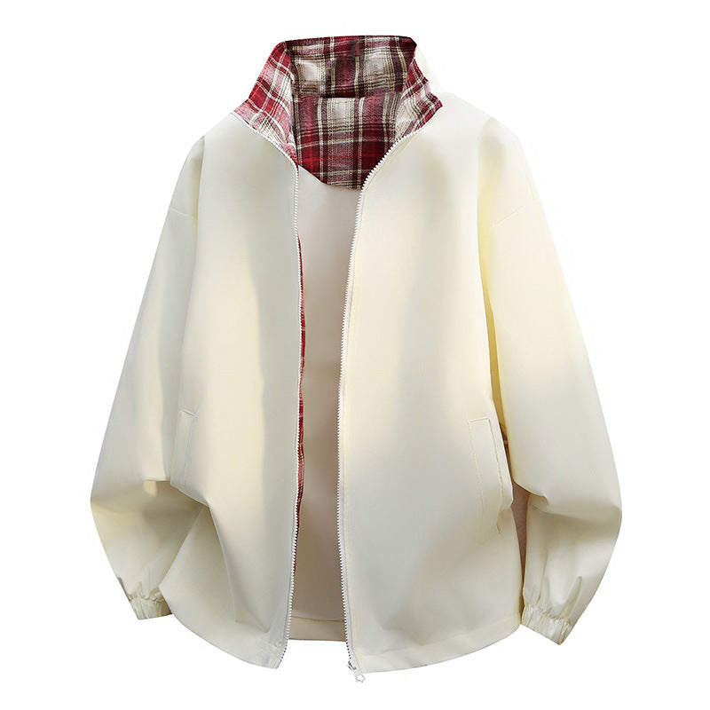 Herren Freizeitjacke mit kariertem Innenfutter Shop Nory