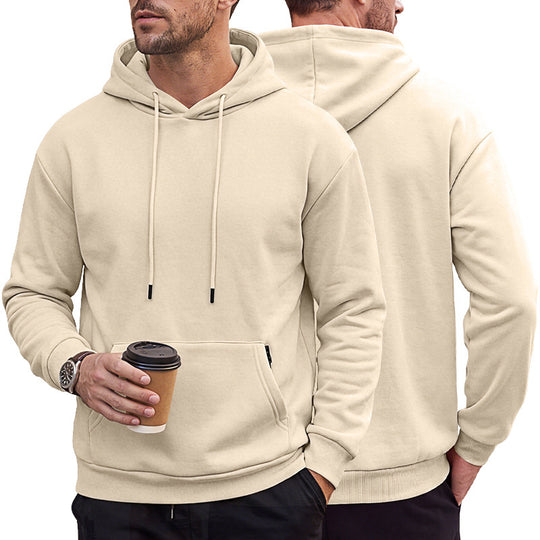 Herren Kapuzenpullover aus weichem Fleece mit Kängurutasche und verstellbarer Kapuze Shop Nory