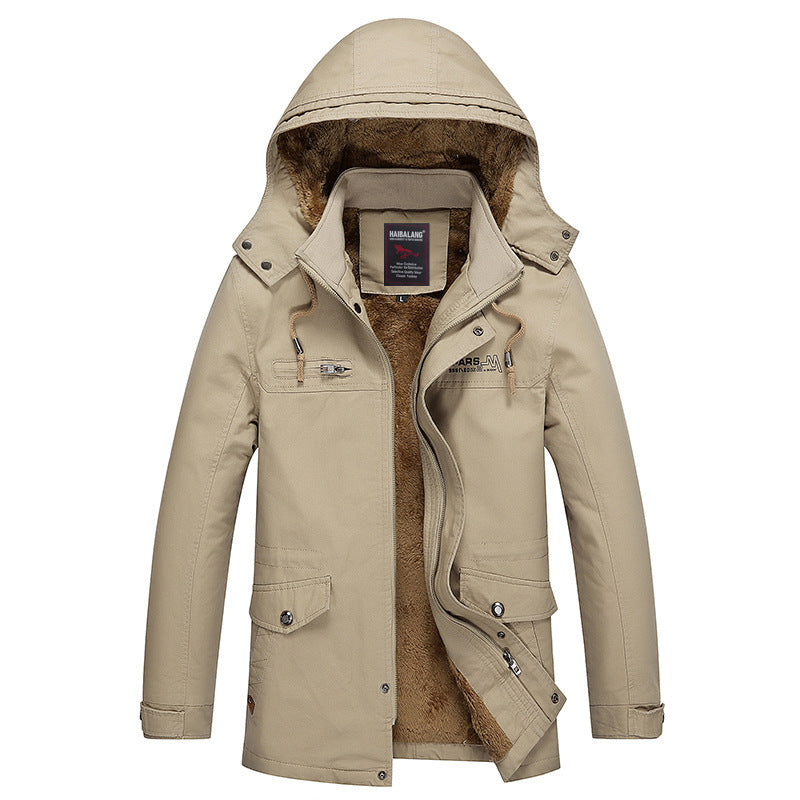 Herren mittellanger Fieldparka im Urban-Style mit Teddyfleece-Innenfutter Shop Nory