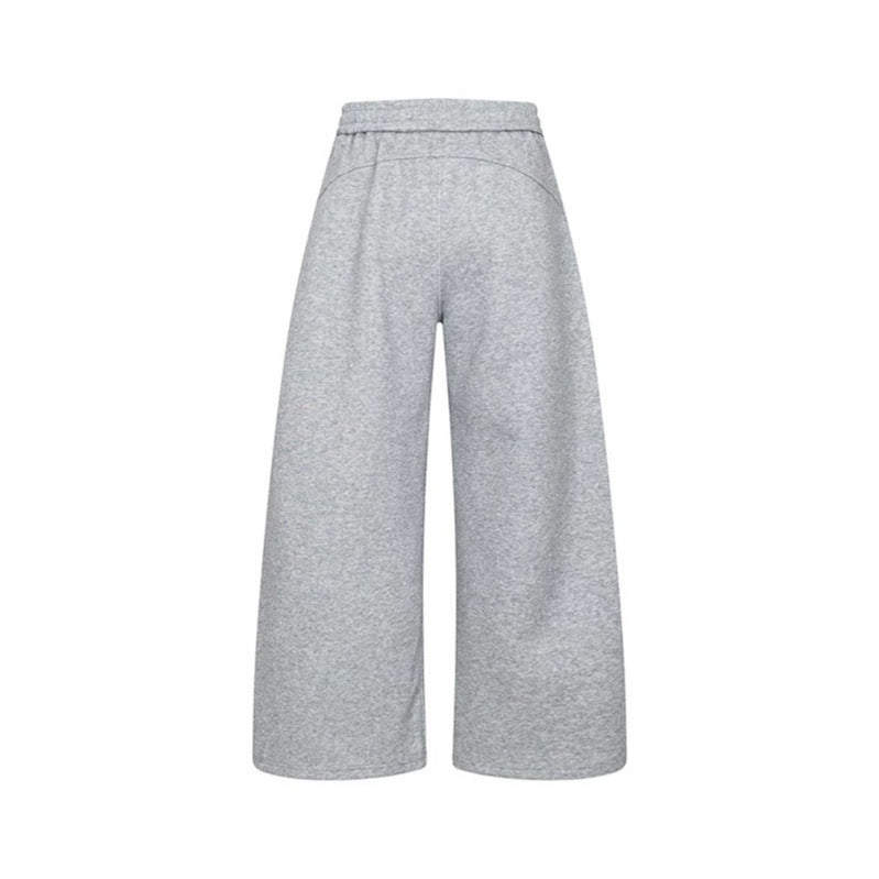 Damen Culotte-Sweatpants mit hohem Bund, Kordelzug und weitem Bein Shop Nory