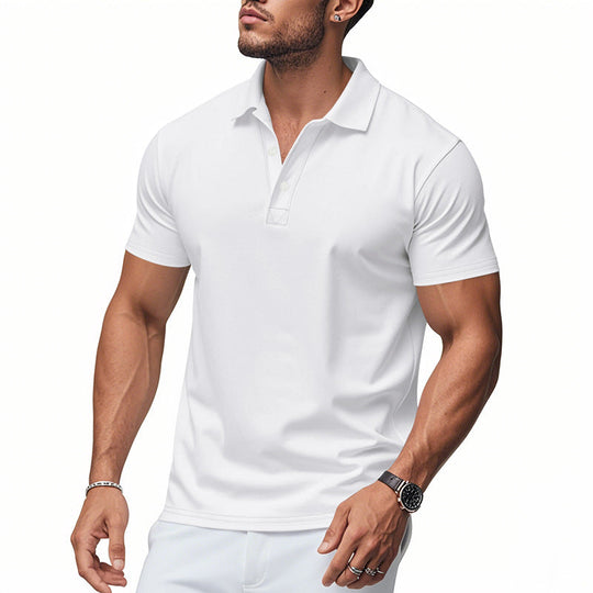 Herren Polohemd mit modernem Schnelltrocknungsstoff und eleganter Passform