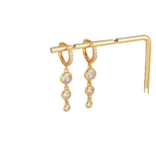 Damen Ohrhänger mit funkelnden Kristallakzenten und elegantem Design Shop Nory