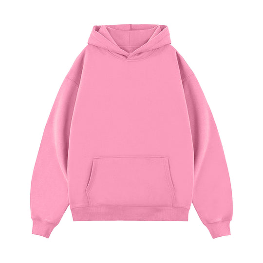 Unisex minimalistischer Oversize-Kapuzenpullover mit gedoppelter Kapuze, tiefer Schulter und breitem Rippbund Shop Nory