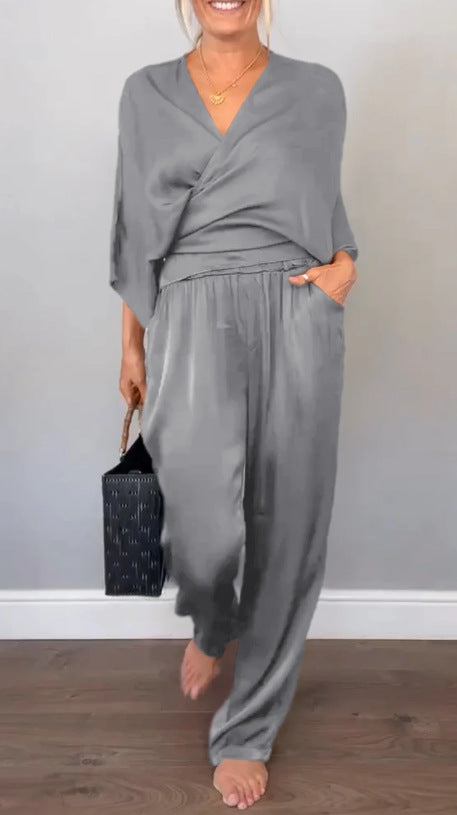 Damen elegantes und bequemes Jumpsuit Set