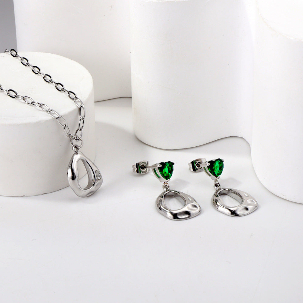 Damen Schmuckset mit goldplattiertem und elegantem Design Shop Nory