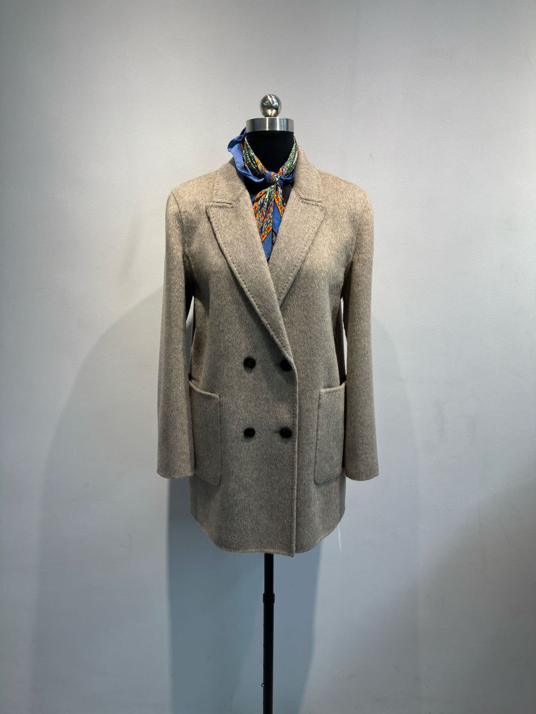 Damen Cozy Doppelreiher Texturierter Blazer Shop Nory