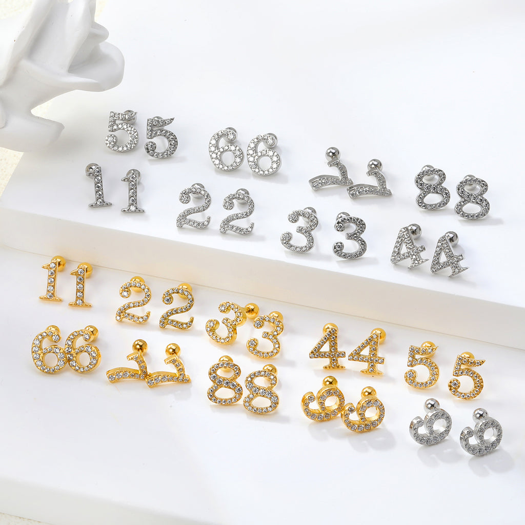 Damen Ohrstecker mit funkelndem Kristall und elegantem Design Shop Nory