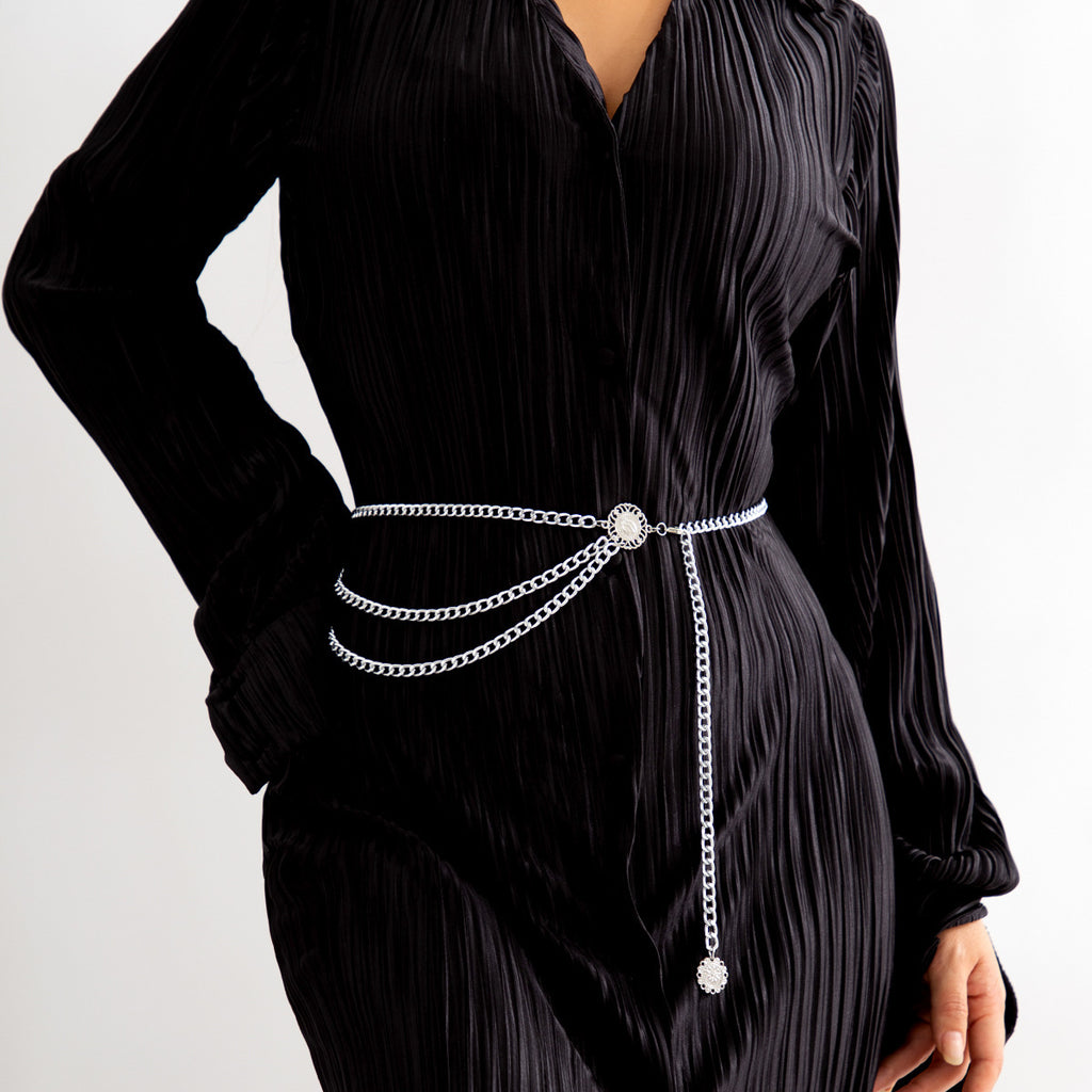 Damen modisches Kettenhalsband mit Mehrfachstrang Shop Nory