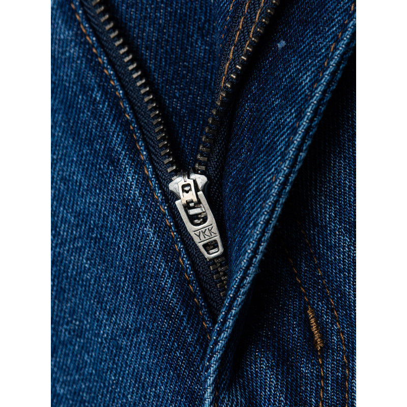Damen Weite Denim-Jeans mit hoher Taille, geradem Bein und Fünf-Taschen-Design Shop Nory