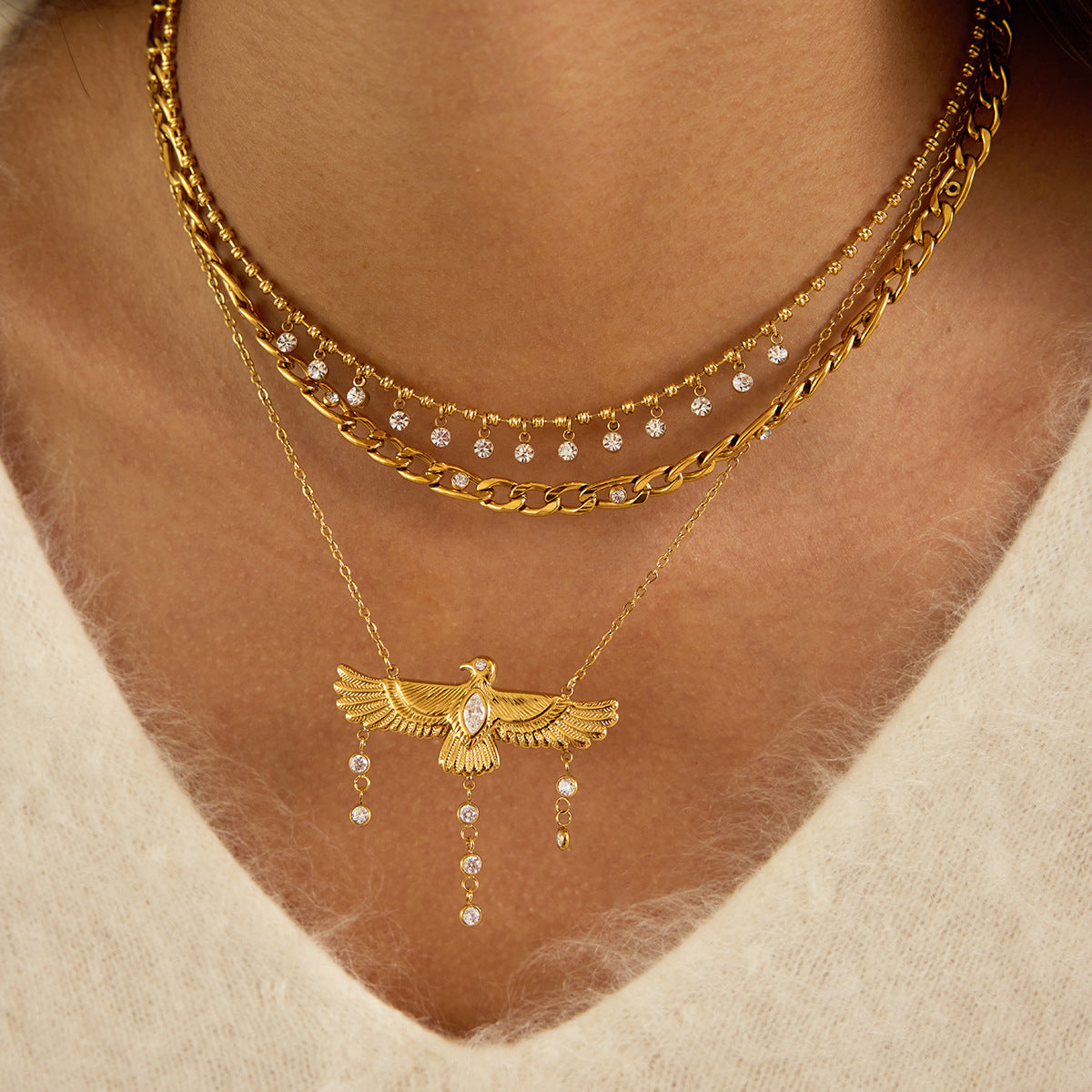Damen Anhänger mit integriertem Schmuck Shop Nory