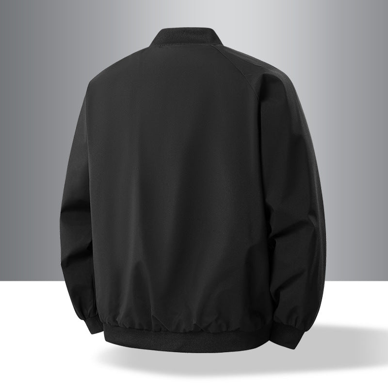Herren Leichte urban-militärische Bomberjacke mit elastischem Saum, Reißverschluss und Eingrifftaschen Shop Nory