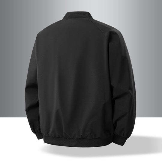 Herren Leichte urban-militärische Bomberjacke mit elastischem Saum, Reißverschluss und Eingrifftaschen Shop Nory