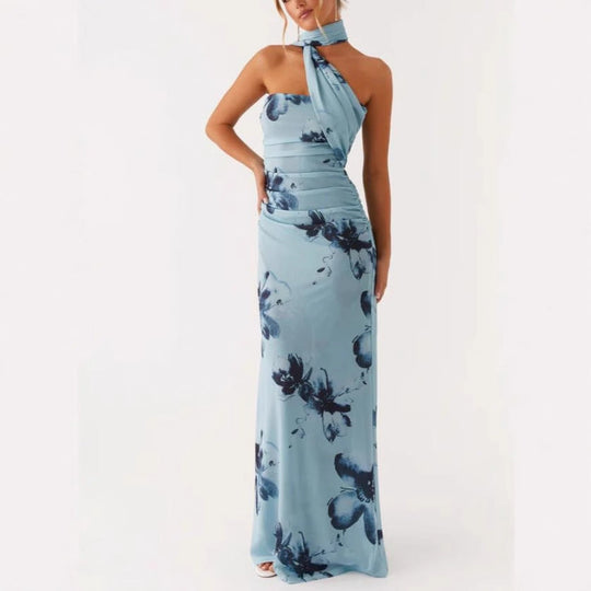 Damen Maxi-Kleid mit floralem Design