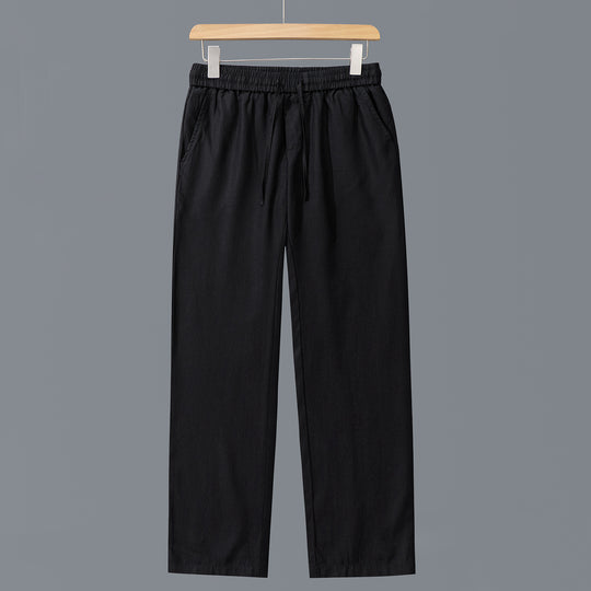 Herren Lässige Baumwoll-Chino mit elastischem Bund und Kordelzug Shop Nory