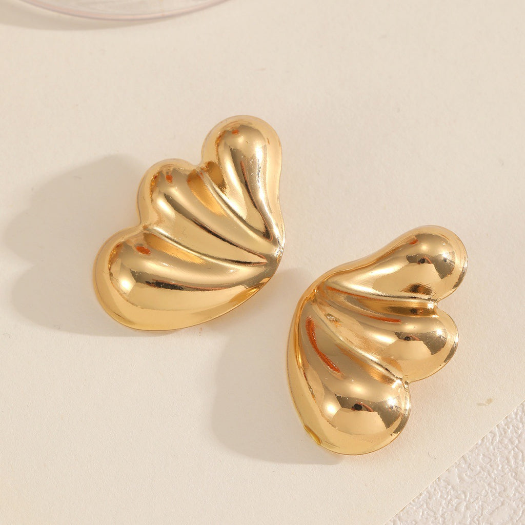 Damen Ohrstecker im eleganten Muschel-Design Shop Nory 1784077177