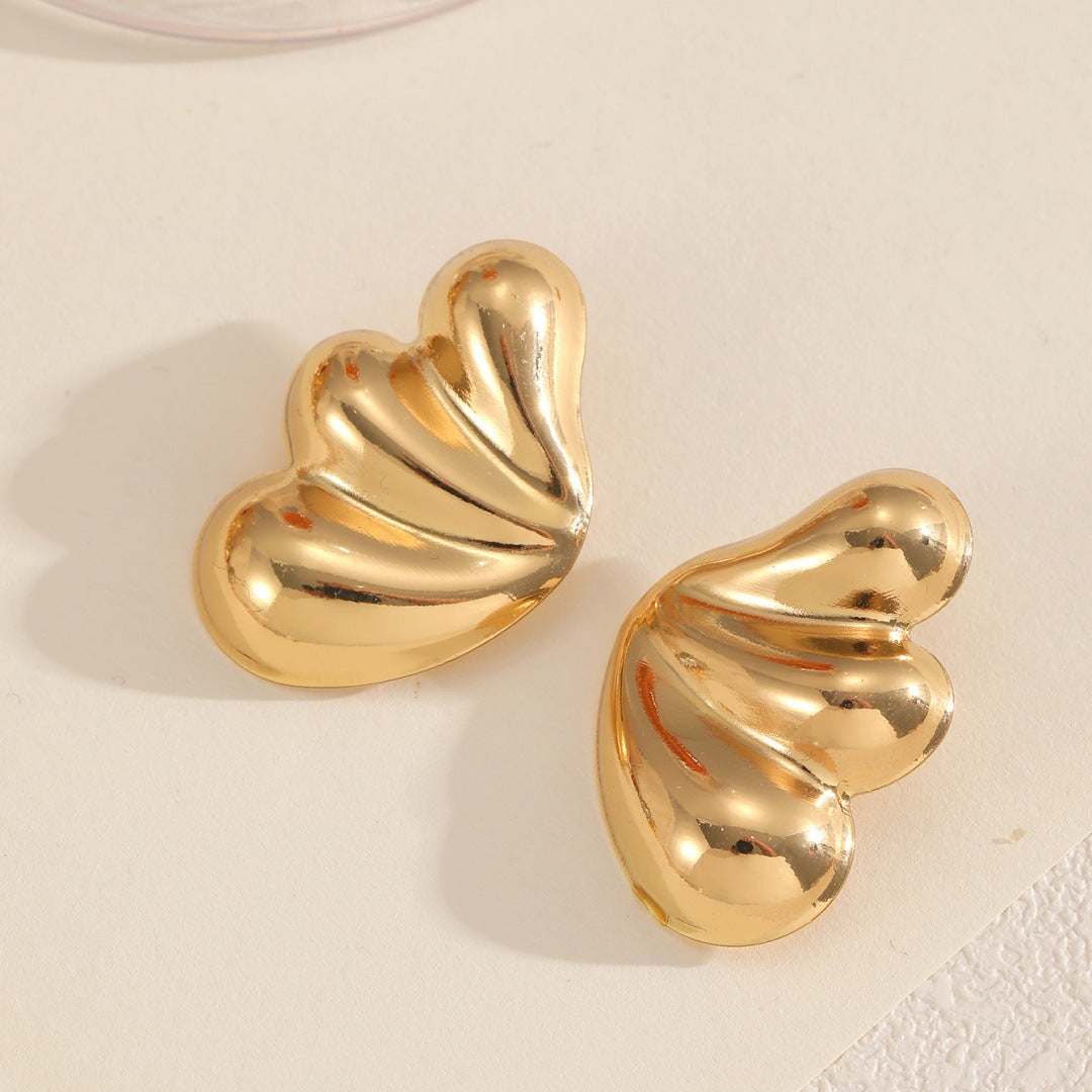 Damen Ohrstecker im eleganten Muschel-Design Shop Nory 1784077177