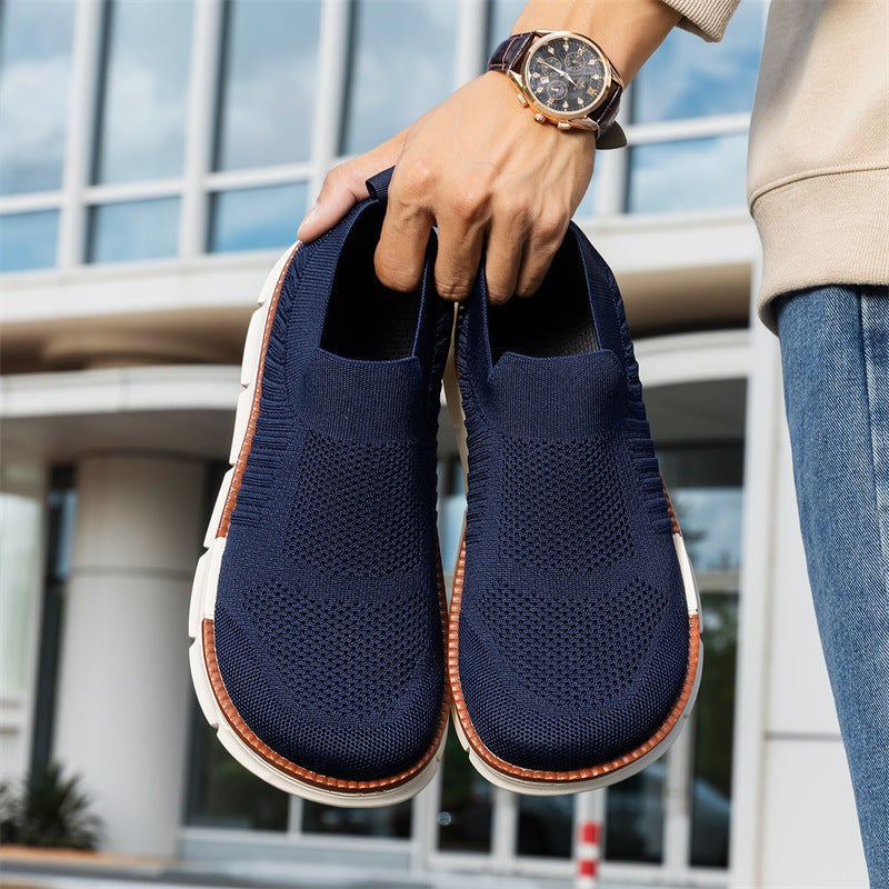 Herren Leichter Strick-Slip-On Sneaker mit Memory-Foam-Komfort und flexibler Profilsohle Shop Nory